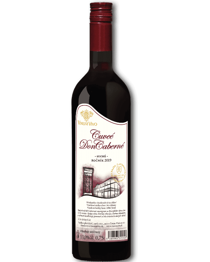 červené víno cuvée odroda doncaberne