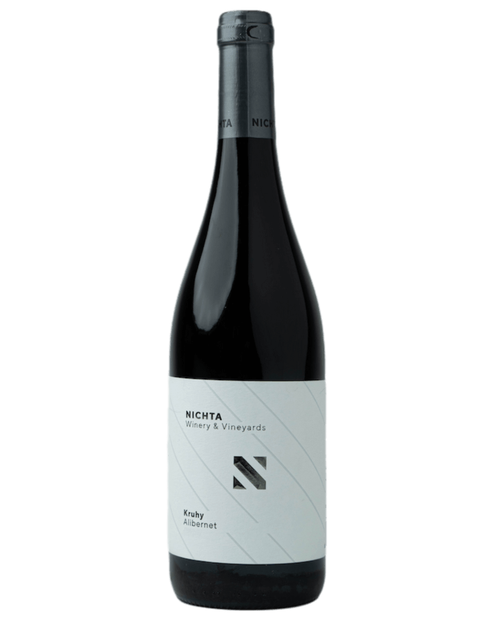 Alibernet Terroir Selection vinárstvo Nichta, červené víno s bielou etiketou